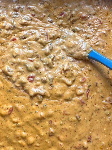 Smoked Queso Dip | with Chorizo and Green Chiles Smoked Queso Dip With Chorizo, Smoked Chorizo Queso Dip, Queso Dip Chorizo, Traeger Queso Dip, Queso Chorizo Dip, Queso Chorizo, Chili Con Queso Dip, Chorizo Dip, Hormel Chili