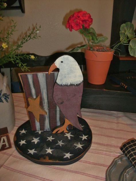 Forth Of July Crafts, Wood Hat, Sam Wood, 4th July Crafts, Primitive Americana, Chico California, July Ideas, Prim Decor, Craft Show