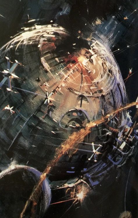 Star Wars Episode 2, John Berkey, Star Wars Prints, Star Wars Drawings, Star Wars Concept Art, Spaceship Art, Collage Poster, Star Wars Wallpaper, Star Wars Poster