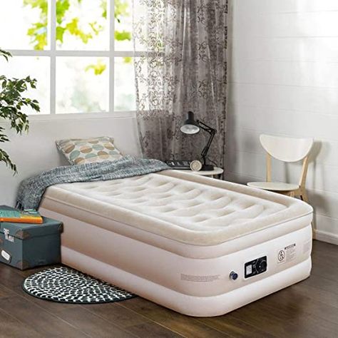 Air Mattress Bedroom Ideas, Bedrooms Furniture, Inflatable Furniture, Cama Individual, Vegetable Bed, Velvet Furniture, Inflatable Bed, Round Beds, Inflatable Mattress