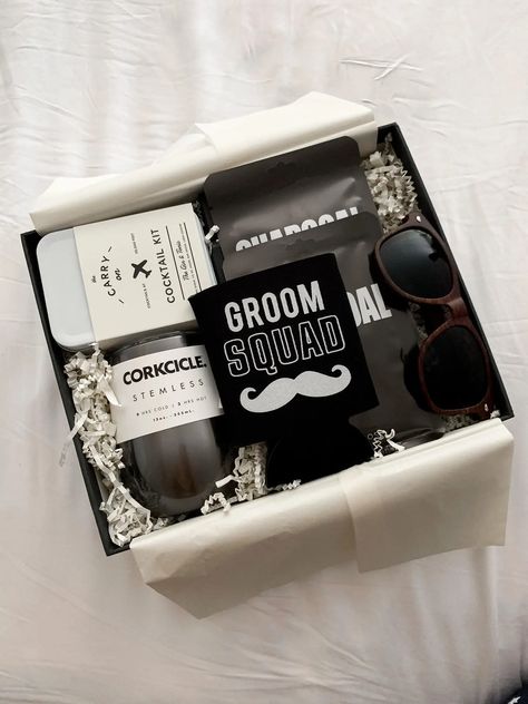 groomsmen proposal, groomsman proposal ideas, groomsmen proposal box ideas, groomsmen proposal gifts Best Man Proposal Ideas, Groomsman Proposal Ideas, Groomsmen Proposal Box Ideas, Proposal Box Ideas, Groomsmen Favors, Groomsmen Boxes, Wedding Squad, Groomsman Proposal Box, Groomsmen Party