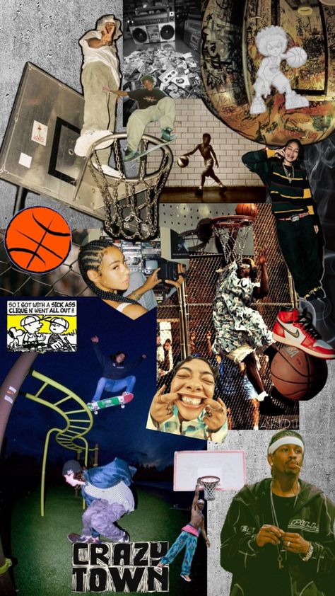 Collage    Hip Hop, Streetwear, Dope, Streetball, New York City, Allen Iverson, AI, East Coast, Slam Dunk Allen Iverson Wallpapers Iphone, Hip Hop Collage Art, New York Hip Hop Aesthetic, Hip Hop Background Wallpapers, Hip Hop Collage, Streetwear Collage, Hip Hop Aesthetic Wallpaper, Allen Iverson Wallpapers, Hip Hop Background