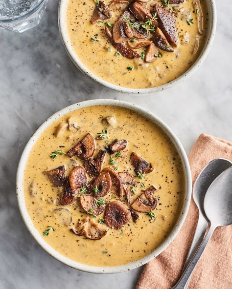 Creamy Soup Recipes, Winter Soup Recipe, Dried Porcini Mushrooms, Creamy Mushroom Soup, Mushroom Soup Recipes, Creamy Tomato Soup, Porcini Mushrooms, Dried Mushrooms, Winter Soups