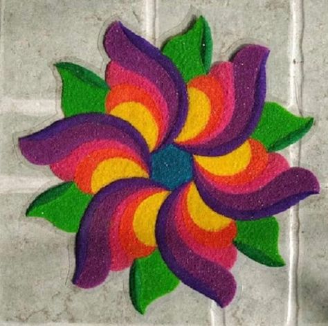 Latest 50 Easy Rangoli Designs Kolam For Beginners for Festivals - Tips and Beauty Easy Rangoli For Diwali, Diwali Rangoli Easy, Rangoli Images, Rangoli Designs For Diwali, Diwali Rangoli Designs, Rangoli For Diwali, Simple Flower Rangoli, Easy Sketches, Easy Rangoli Designs Videos