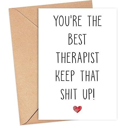 Amazon.com Shopping Cart Gifts For Therapist, Card Gifts, Therapist Office, My Therapist, Therapist Gifts, You're The Best, Funny Birthday Cards, Funny Cards, Office Products