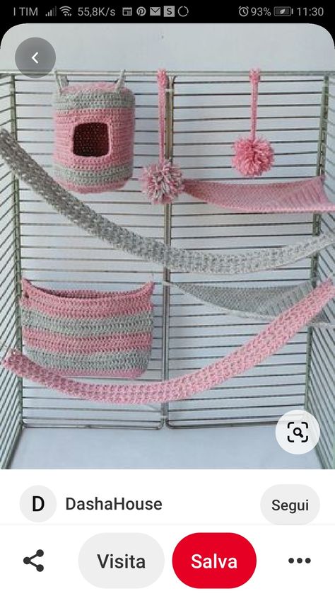 Rat Hammock Crochet Pattern, Crochet Pet Carrier, Diy Rat Toys, Pet Rat Cages, Sugar Glider Pet, Sugar Glider Bonding Pouch, Crochet Hammock, Rat Hammock, Sugar Glider Cage