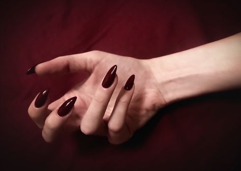 Shared by ghost chili. Find images and videos about aesthetic, modern and mythology on We Heart It - the app to get lost in what you love. Fall Acrylic Nails, Red Nail Polish, Red Nail, Modern Disney, Autumn Beauty, Red Aesthetic, Love Spells, Cute Acrylic Nails, Burgundy Color