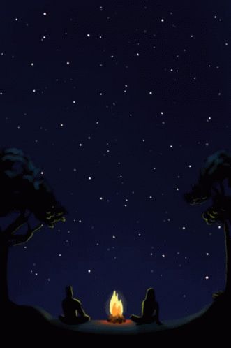 Stars Fire GIF - Stars Fire Camp Fire - Discover & Share GIFs Draplin Design, Fire Animation, 심플한 그림, Sky Gif, Lyrics Wallpaper, Animation Artwork, Beautiful Night, Animated Love Images, Illustration Character