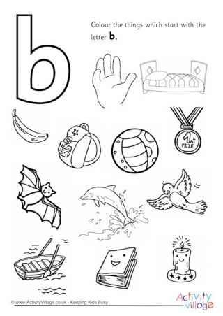 Initial Letter Colouring Pages Children's Day Japan, Letter B Coloring Pages, Sounding Out Words, The Letter B, Spelling Games, Learning Printables, Color Puzzle, Spring Coloring Pages, Colouring Page