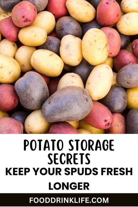 Learn how to store potatoes to keep them fresh longer. How To Keep Potatoes Fresh, Best Way To Store Potatoes, Canned Potatoes, How To Store Potatoes, Fresh Potato, Printable Shopping List, Fancy Dinner Party, Small Potato, Dinner Party Recipes