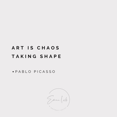 "art is chaos taking shape" this could not be more spot on Art Is Chaos Taking Shape, Chaos Quotes, Chaos Tattoo, World Of Chaos, Organized Chaos, Taking Shape, Abstract Artists, Photography Inspo, Pretty Quotes