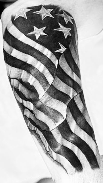 Flag Shoulder Tattoo Men, 1776 Flag Tattoo, We The People Tattoo Design, Flag Tattoo Stencil, American Flag Tattoo Stencil, Patriotic Tattoos Sleeve, Patriotic Sleeve Tattoos For Guys, Usmc Tattoo Sleeve, Flag Reference