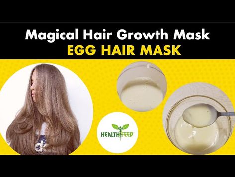 Magical Hair Growth Mask | EGG HAIR MASK For Thick Healthy Strong Hair Subscribe our Channel Health Feed For More Daily Health and Beauty Tips   #pakistanimakeup #pakistan #makeup #pakistanibride #makeupartist #pakistaniwedding #pakistanimakeupartist #hudabeauty #pakistanifashion #mua #pakistanistreetstyle #pakistanidesigner #pakistanibloggers #bridalmakeup #lahore #pakistaniblogger #pakistani #pakistanibrides #makeuptutorial #islamabad Hair Care With Egg, How To Use Egg For Hair, Eggs Hair Mask For Growth, Egg Yolk Hair Mask For Growth, Egg For Hair Growth Masks, Pakistan Makeup, Hair Growth Mask, Egg Hair, Egg Hair Mask