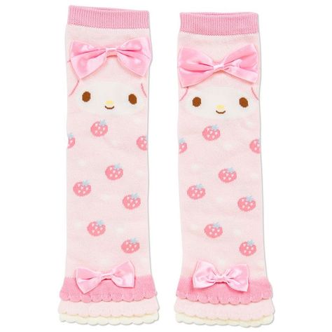 Strawberry Sanrio, Cute Things To Buy, Melody Anime, Anime Items, Baby Leg Warmers, Hat Aesthetic, Sanrio Japan, Baby Legs, Leg Warmer