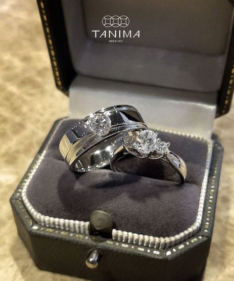 Best Wedding Rings Couple Diamond, Latest Ring Designs, خواتم خطوبة, Cute Promise Rings, Couple Ring Design, Tiffany Engagement Ring, Luxury Wedding Rings, Engagement Rings Couple, Cute Engagement Rings