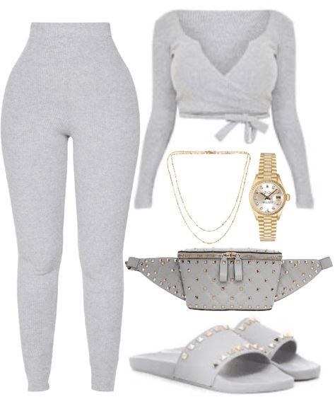 grey Outfit | ShopLook Polyvore Outfits Fall 2022, Outfits For School Tomboy, Grey Outfit Aesthetic, Teen Swag Outfits For School, Teen Swag, Baddie Style, Teenage Outfits, Teen Swag Outfits, Cute Lazy Day Outfits