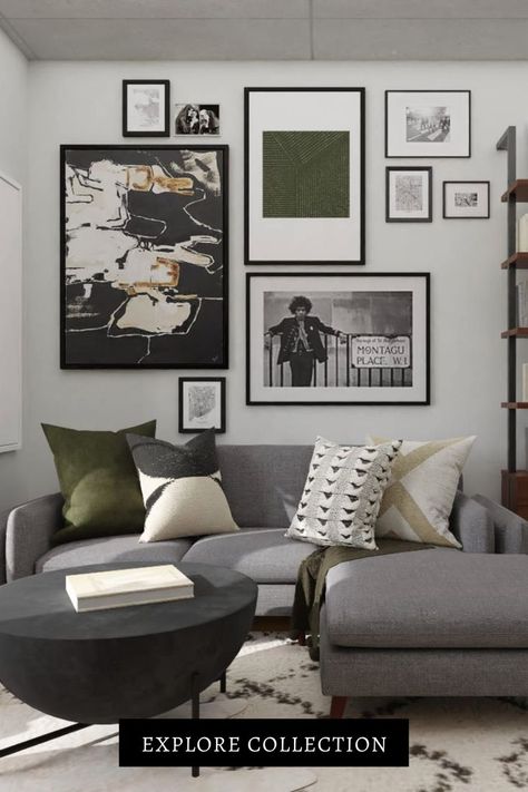 Decorating the space above your sofa can elevate the look of your entire living room. And gallery walls are an easy way to up the style quotient. Check out our collection of gallery walls above sofa to inspire you to design your own. #gallerywall #gallerywallabovesofa #decoratingideas #abovesofadecor #abovecouchdecor #livingroomdecorideas #livingroomdecorinspiration #gallerywalldesign #moderngallerywall #gallerywaylayout #diygallerywall #diydecor #sofadecor #livingroomdecor #livingroomstyle Gallery Wall Above Sofa, Wall Above Sofa, Couch Gallery Wall, Above Couch Decor, Above Sofa, Living Room Design Boho, Gallery Wall Design, Diy Gallery Wall, Interior Decorating Ideas