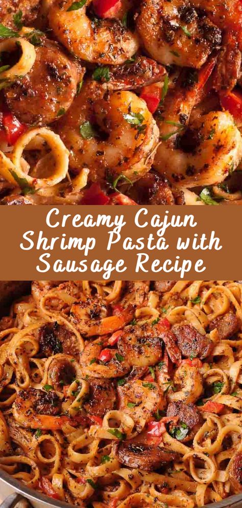 Creamy Cajun Shrimp Pasta with Sausage Recipe Introduction Creamy Cajun Shrimp Pasta with Sausage is a mouthwatering fusion of flavors that combines succulent shrimp, savory sausage, and a creamy Cajun-spiced sauce. This recipe brings the vibrant tastes of Louisiana cuisine to your dinner table. In this article, we’ll walk you through the steps to create […] The post Creamy Cajun Shrimp Pasta with Sausage Recipe appeared first on Cheff Recipes. Sausage Pasta Recipes Easy, Cajun Shrimp Pasta With Sausage, Cajun Shrimp And Sausage Pasta, Cajun Shrimp And Sausage, Creamy Cajun Shrimp, Shrimp And Sausage Pasta, Creamy Cajun Shrimp Pasta, Cajun Shrimp Recipes, Shrimp And Sausage