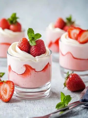 Strawberry Mousse Recipe, Dessert For Summer, Recipes Strawberry, Buffalo Chicken Sandwiches, Chicken Parmesan Pasta, Strawberry Mousse, Chicken Sandwich Recipes, Baked Casserole, Ground Beef Casserole