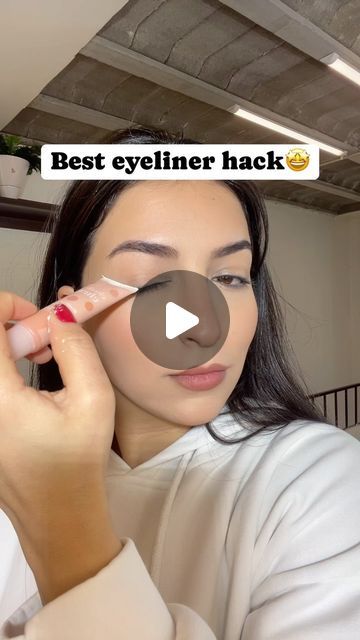 Eyeliner Hacks, Best Eyeliner, Eye Liner Tricks, Eyeliner Tutorial, February 22, Makeup Tips, Eyeliner, Makeup, On Instagram