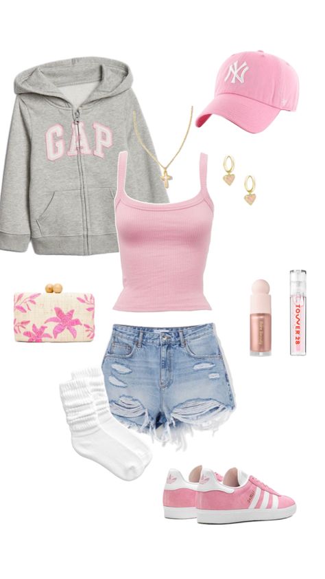 Girly Summer Outfits, Outfit Inspo Summer, Casual Preppy Outfits, Outfit Inspo Casual, Trendy Outfits For Teens, Cute Lazy Day Outfits, Cute Preppy Outfits, Summer Fits, Simple Trendy Outfits