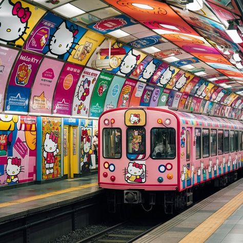 Hello Kitty World Japan Tokyo, Hello Kitty World, Japan Tokyo, Tokyo, Hello Kitty, Kitty, Japan, Collage, Pins