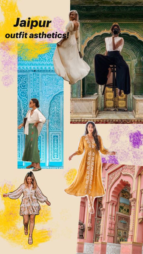 Prints, skirts, something flowly, white, a hat, loose pants! Jaipur Outfit, Jaipur Trip, Trip Outfits, Jaipur, Things That, What To Wear, Casual Outfits, India, Wardrobe