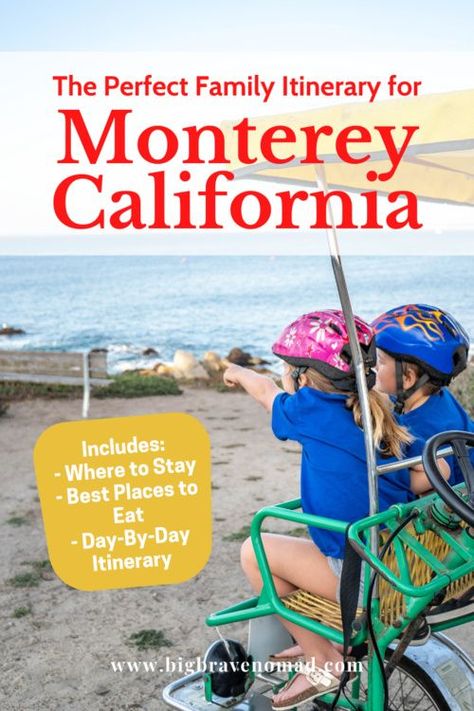 California With Kids, Pinnacles National Park, Birthday Plans, Rocky Coast, Pinot Noir Wine, California Trip, Monterey Bay Aquarium, Relaxing Travel, Monterey California