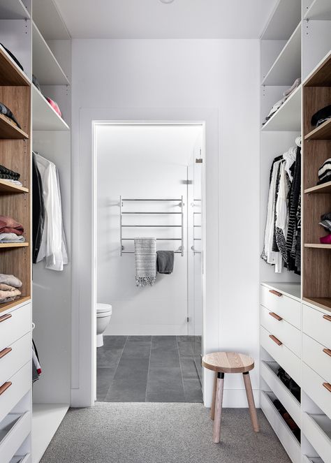 Five Best Australian Emerging Architecture Practices | Habitus Living Closet Bathroom Combo, Walk Through Closet To Bathroom, Closet And Bathroom Combo, Closet To Bathroom, Walk In Wardrobe And Ensuite, Bathroom And Walk In Closet, Master Bath And Closet, Walking Closet, Closet And Bathroom