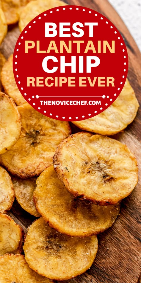 Sweet Plantain Chips, Dehydrated Plantain Chips, Cooking Plantains Easy Recipes, Plantain Chips Air Fryer, Homemade Plantain Chips, Ripe Plantain Recipes Healthy, Baked Plantain Recipes, Air Fryer Plantain Chips, How To Make Banana Chips