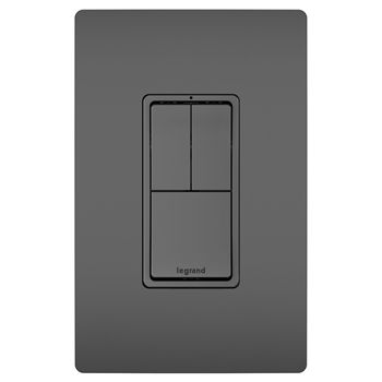 RCD113BK-P Modern Light Switches, Light Switches And Sockets, Casa Exterior, Light Switches, Metal Straps, Wall Plates, Switch Plates, Home Automation, Light Switch