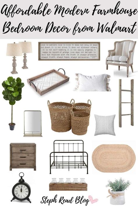 Modern Farmhouse Guest Bedroom, Modern Farmhouse Bedroom Decor, Farmhouse Guest Bedroom, Modern Farmhouse Bedroom, Guest Bedroom Decor, Farmhouse Bedroom Decor, Affordable Decor, The Farmhouse, My Bedroom