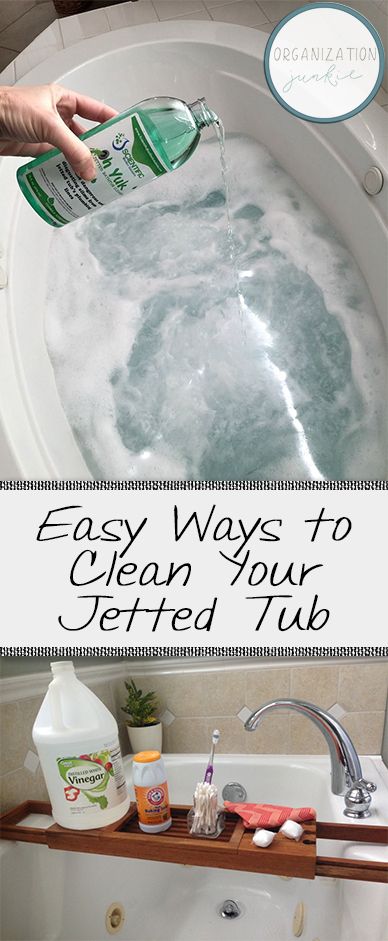 Easy Ways to Clean Your Jetted Tub| Clean Your Jetted Tub, Cleaning, Home Cleaning Hacks, Home Cleaning, Clean Your Bathtub, How to Clean Your Bathtub, Cleaning Tips and Tricks Tub Cleaning Hacks, Clean Jetted Tub, Tub Cleaning, Diy Bathroom Cleaner, Casa Clean, Jetted Bath Tubs, Clean Bathtub, Tub Cleaner, Bathroom Cleaning Hacks