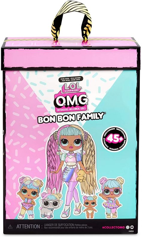 LOL Surprise OMG Bon Bon Family Pack - 2020 exclusive doll set - YouLoveIt.com Candylicious Omg Doll, Lol Surprise Omg Dolls, Lols Dolls, Lol Toys, Muñeca Baby Alive, Num Noms, Lol Doll, Complete Family, Lol Omg