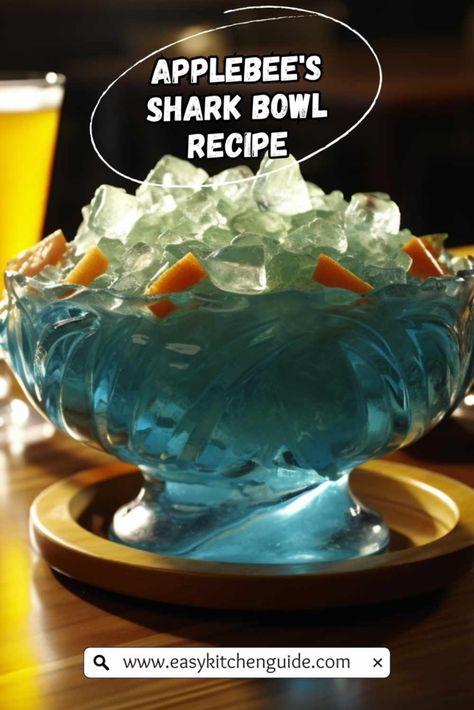 Last Updated on July 10, 2023 Are you ready to dive into a unique and exciting beverage experience? Today, we will unveil the secret behind Applebee’s Shark Bowl recipe. This delightful and visually captivating drink will impress your friends and family at your next gathering.  This article will guide you through the step-by-step process of ... Read more Shark Bowl, Applebees Recipes, Bowl Recipes Easy, Cocktail Umbrellas, Kitchen Guide, Restaurant Dishes, Blue Curacao, Bowl Recipe, July 10