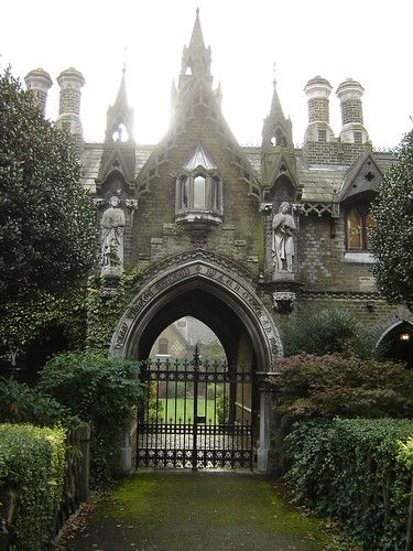 Holly Village, Istoria Artei, Slytherin Aesthetic, Greater London, Gothic Architecture, Gothic House, Beautiful Architecture, Beautiful Buildings, Abandoned Places