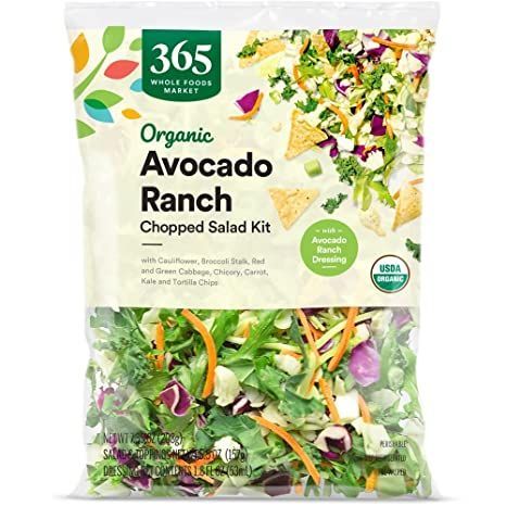 Salad Kit, To Go Salad Packaging, 365 Whole Foods Market, Organic Reusable Grocery Bags, Whole Foods Grocery Store, Salad Bag, Salad Packaging, Avocado Ranch Dressing, Banana Smoothie Healthy