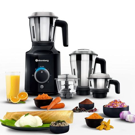 Brand atomberg Colour Black Material Stainless Steel Number of Speeds 4 Special Feature Range of speed Product Dimensions 25.5D x 50.5W x 32H Centimeters Voltage 230 Wattage 485 Watts Item Weight 5.4 Kilograms Model Name MG 1 Wine Mixers, Bldc Motor, Mixer Grinder, Coconut Chutney, Vegetable Chopper, Jar Lids, Small Kitchen Appliances, Juicer, Chutney