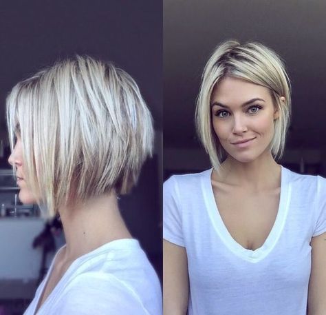 Wispy Chopped Hair via Κούρεμα Bob, Popular Short Hairstyles, Super Short Hair, Hair Styles 2017, Haircut And Color, Short Hairstyle, Blonde Bobs, Short Blonde Hair, Short Bob Hairstyles