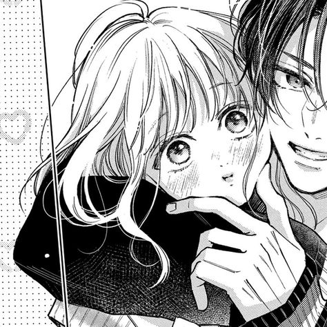 manga: getting closer to you | artist: kaminoruri on twt Matching Christmas Pfp Friends, Anime Black Hair, Manga Couple, Best Anime Couples, Romantic Anime Couples, Couples Icons, Cute Anime Profile Pictures, Anime Monochrome, Anime Love Couple