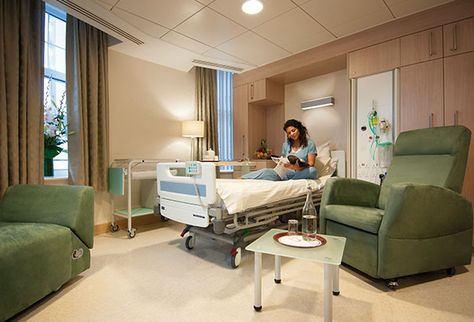 Lindo Wing Private Suite - my dream maternity hospital! Maternity Room Hospital, Hospital Private Room, Private Hospital Room, Ensuite Room, Baby Watch, Cotton Bed Sheets, Maternity Hospital, Hospital Room, Private Hospitals