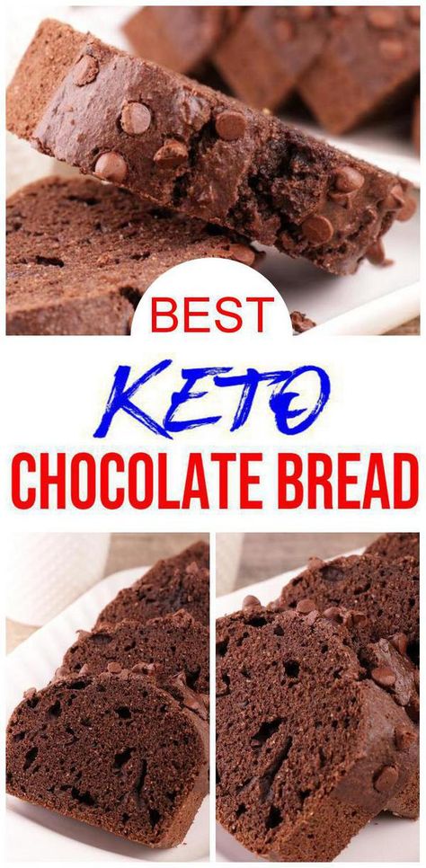 Keto Chocolate Bread!{EASY} chocolate bread low carb recipe. BEST bread recipe.BEST low carb chocolate loaf bread recipe.Great keto breakfast, keto snacks, keto desserts, mini sweet treats u will love.Great pantry food item.Make ahead healthy freezer meal chocolate pound cake. Fall food recipe for breakfast,desserts, dinner or lunch.Make for Halloween or Thanksgiving food or Christmas. Simple, quick, tasty & delish keto #chocolate bread better than donuts,muffins, breakfast pastries Chocolate Loaf Bread, Low Sugar Dinners, Chocolate Bread Recipe, Desserts Mini, Loaf Bread Recipe, Cake Fall, Breakfast Desserts, Chocolate Loaf, Pantry Food