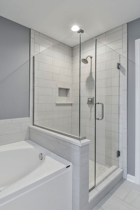 Shower Sizes: Your Guide to Designing the Perfect Shower | Home Remodeling Contractors | Sebring Design Build Shower Dimensions, Small Shower Remodel, Shower Sizes, White Bath, Bathroom Remodel Shower, Bathroom Remodel Designs, Bathroom Layout, Shower Remodel, Bathroom Remodel Master