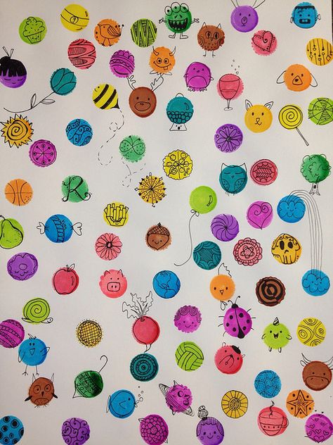 do a dot art | Do-A-Dot Art Doodles Dot Day Collaborative Art, Dot Day Art Projects Elementary, Dot Day Ideas, Dot Art For Kids, Do A Dot Art, Dot Markers Art, Dot Marker Activities, Marker Crafts, International Dot Day