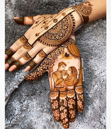 Easy Mehendi Designs, Mehandi Bridal, Karva Chauth Mehndi Designs, Easy Mehendi, Simple Mehendi Designs, Bridal Mehandi, Karva Chauth, Unique Mehndi, Mehndi Designs For Kids