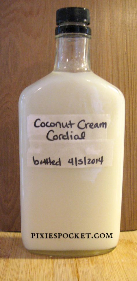 Coconut Liquor Drinks, Cream Liquor Recipes, Cream Liqueur Recipe, Coconut Cream Liquor Recipes, Homemade Cream Liqueurs, Sipping Cream Moonshine Recipes, Cream Liqueur Cocktails, Coconut Rum Recipes, Coconut Wine