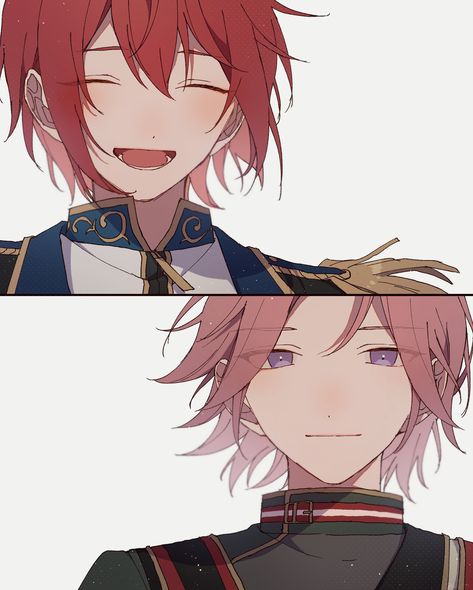 Kohaku Oukawa, Tsukasa Suou, Enstars Fanart, Anime Siblings, Crazy B, Ensamble Stars, Anime Group, Star Character, Identity Art