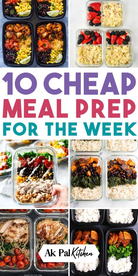 Master your meal prep for the week with our recipes that are healthy and perfect for easy lunches and dinners. Get your day going with high-protein breakfasts and stay on track with healthy lunches. Ideal for meal prep beginners and budget-conscious foodies, our cheap meal prep plans are keto-friendly and tailored for weight loss. Save time and stay nourished from morning to night. Meal Prep Beginners, Meal Prep Recipes For Beginners, Weeknight Meal Prep, Cheap Meal Prep, Protein Breakfasts, Easy Meal Prep Lunches, Protein Meal Plan, Cheap Meal, Meal Prep For Beginners