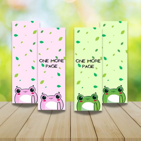 Frog bookmark Green Bookmark, Frog Bookmark, Bookmark Printable, Hippie Painting, Bookmarks Printable, Small Canvas Art, Cute Frogs, Small Canvas, Fun Diy Crafts