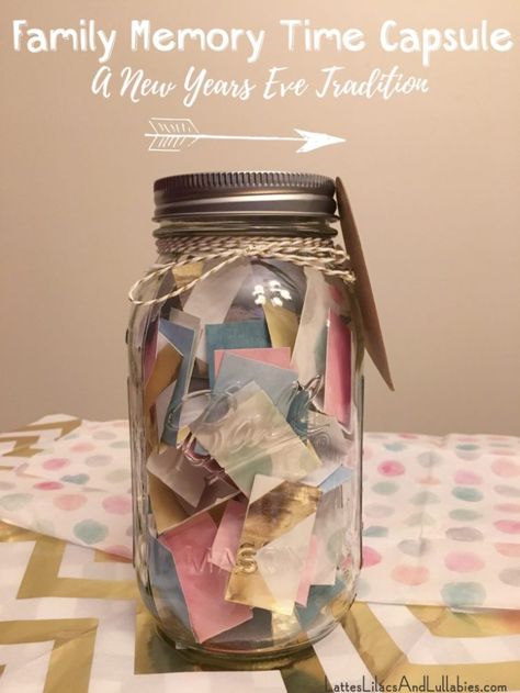 Family Memory Time Capsule Time Capsule Kids, Family Time Capsule, New Years Eve Traditions, Family Celebrations, Family Memories, Family Game Night, Time Capsule, Family Traditions, Family Reunion